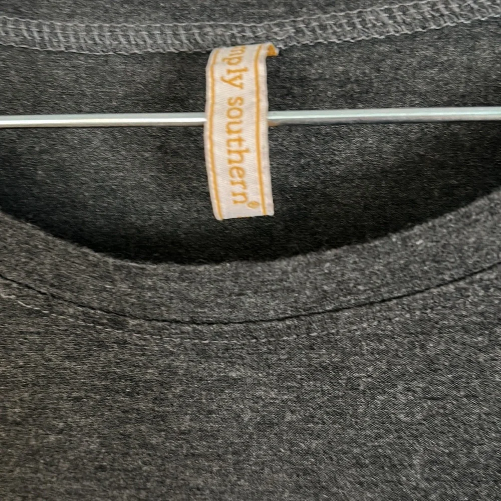 Simply Southern black cotton tee shirt